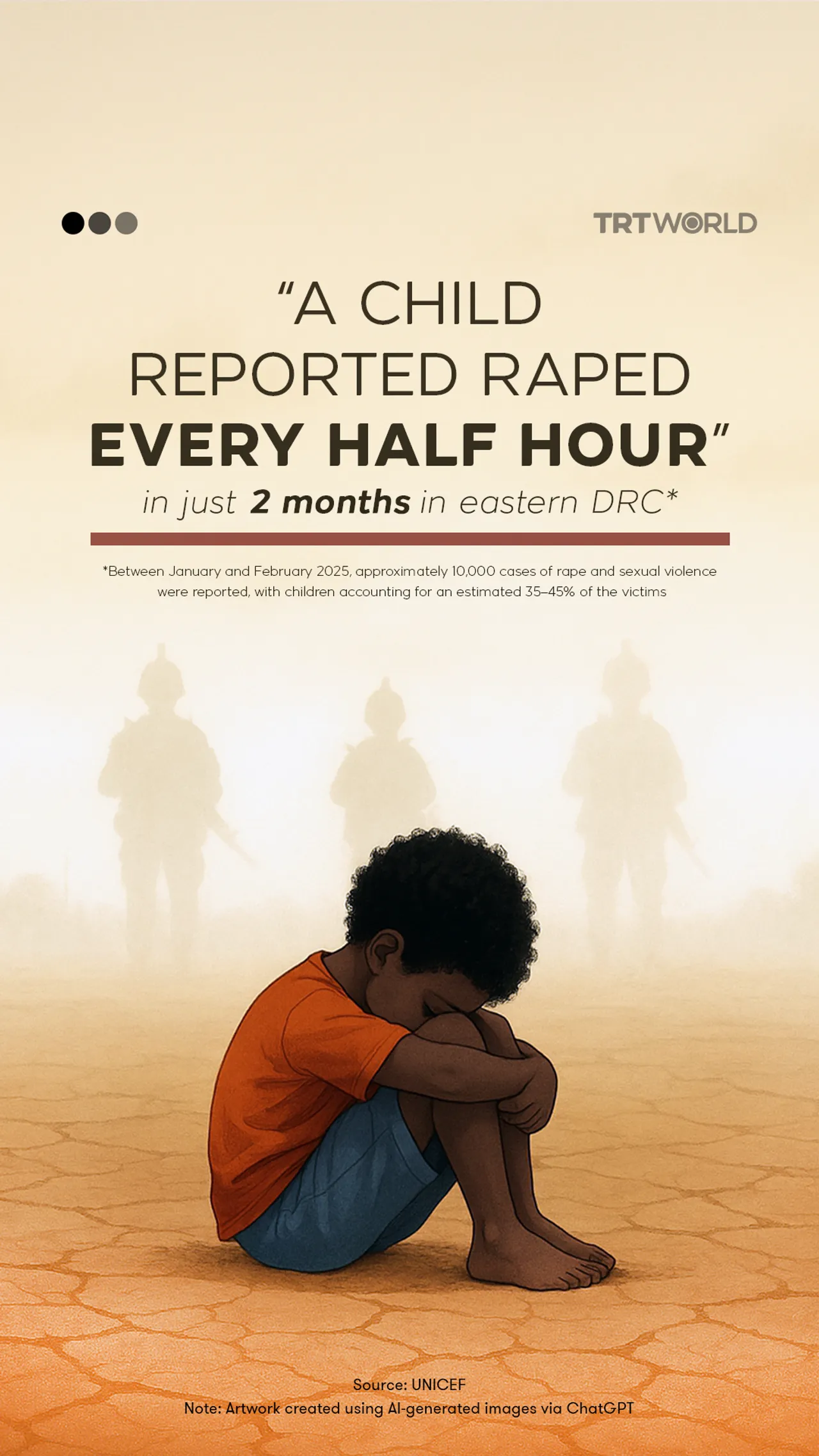 'A child raped every 30 minutes'